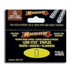 Arrow #T25 3/8" 10mm Staples Item #256 ~ Qty. 1000