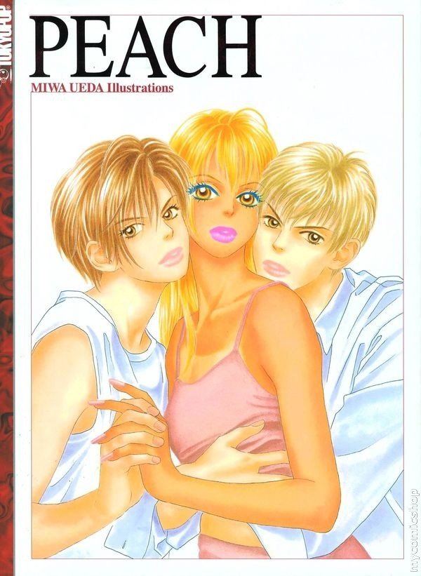 Peach MIWA UEDA Illustrations Artbook (2004, Paperback) - Mint