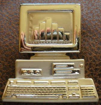 RAFAELIAN Vintage Telephone Rhinestone Brooch