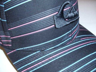 Quiksilver Ripe Stripe Hat NWT quicksilver BLACK RETRO