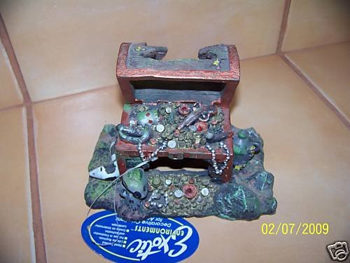 Underwater Treasure Decoration for aquariums NEW skull