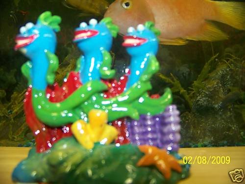 Aqua Toons CUTE FISH TRIO Decoration for aquariums NEW