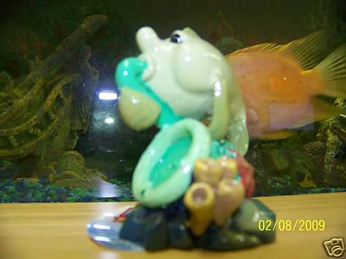 Aqua Toons TOOT-N TUNA Decoration for aquariums NEW
