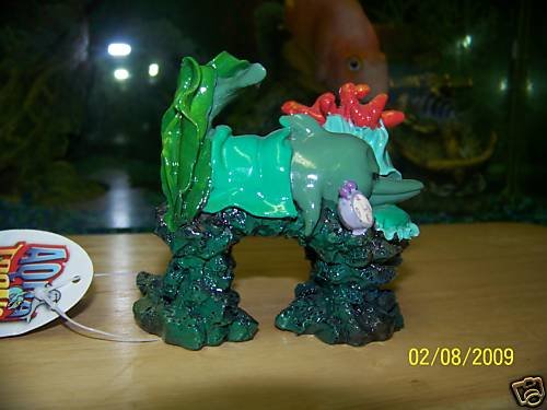 Aqua Toons SLEEPY DOLPHIN Decoration for aquariums NEW
