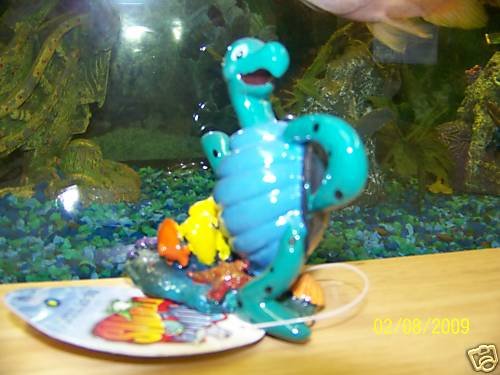 Aqua Toons HAPPY TURTLE Decoration for aquariums NEW