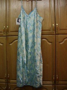 Jaclyn Smith Sleepwear Plus Long 3X SLINKY Gown S/Strap