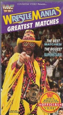 WWF/WWE WRESTLEMANIA'S GREATEST MATCHES ~NEW~ VHS