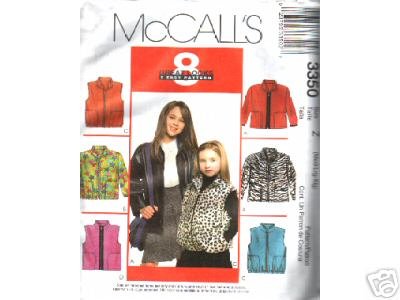 CHILDRENS/GIRLS JACKET - VEST PATTERN med-xlg