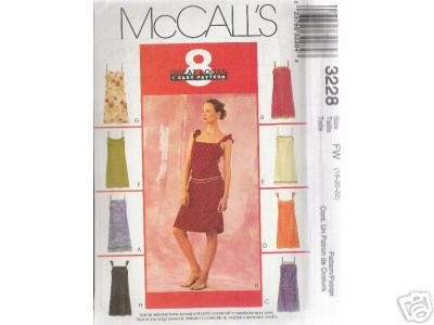 MISSES' PETITE SLIP DRESSES McCALL'S PATTERN