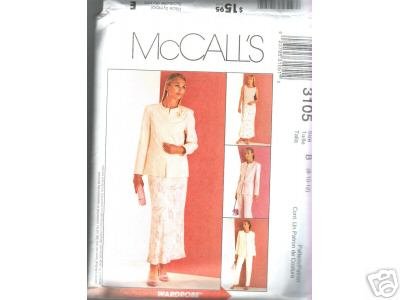 JACKET, TOP, PANTS, BIAS SKlRT McCALL'S PATTERN WOMANS