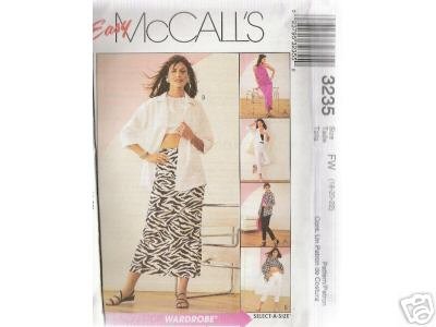 SHIRT-JACKET, TOP AND PANTS McCALL'S PATTERN 18-22