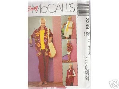 EASY SHIRT,TOP, PULL-ON PANTS & SHORTS McCALL'S PATTERN