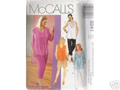 WOMEN'S TOPS & PULL-ON PANTS 3-lengths McCALL'S PATTERN