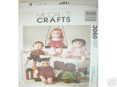 12" DOLL and DOLL CLOTHES McCALL'S PATTERN NEW