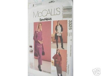PULLOVER TOP, PANTS, SKIRT & SHAWL McCALL'S PATTERN