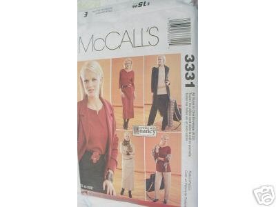 Jacket-Dress-Tops-Pullon Pants-Skirt McCALL'S PATTERN