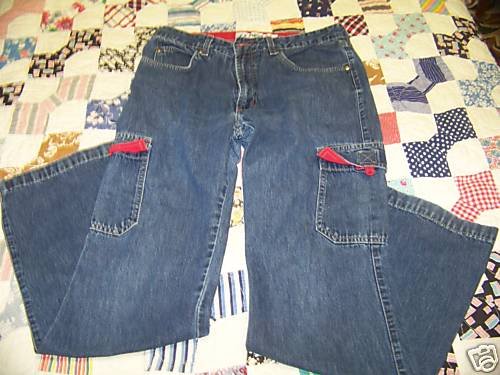 Women's *Anchor Blue* Jeans 32x30 sz-9 7-pocket