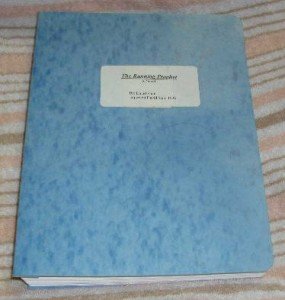 ARC? THE RUNNING PROPHET by D. STAHL UNCORRECTED PROOF?
