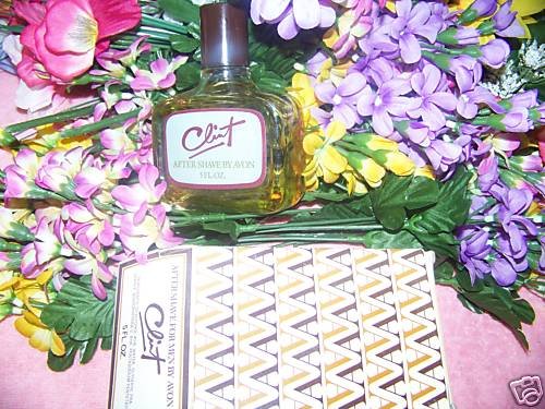 Avon CLINT after shave for MEN (plain bottle) 5 full oz