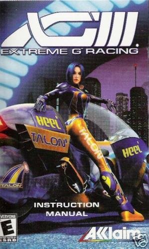 XGIII Extreme G Racing (PS2) INSTRUCTION MANUAL no game