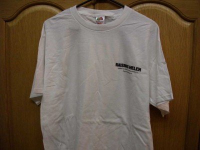 White RAISING HELEN Promotional T-Shirt Adult Large NEW