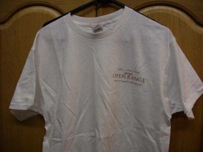 White Open Range Kevin Costner T-Shirt Adult Large NEW