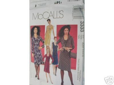 BIAS DRESS- SKIRT & TOP PATTERN McCALL'S 12-18