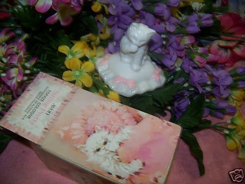 Avon TOPAZE Cologne WHITE KITTEN ON PILLOW 1.5 oz CAT