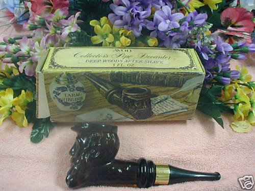 Avon DEEP WOODS After Shave (Collectors Pipe) 3 oz