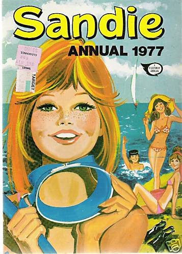 SANDIE ANNUAL 1977 in good condition -fleetway