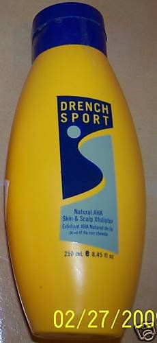 Drench Sport Skin & Scalp Exfoliator -Natural AHA- *New