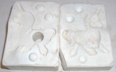SMALL CERAMIC MOLD ~ UNICORN ~ DECORATIONS