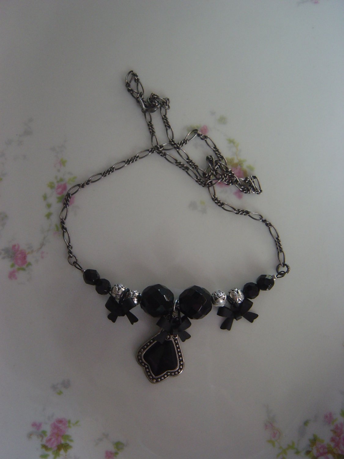 Black Bows and Pendant