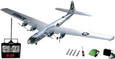 AIR WARRIOR 4-ENGINE RADIO CONTROL SUPER FORTRESS B-29 BOMBER