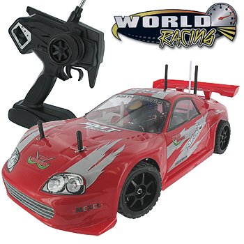 WORLD RACING 1/10TH SCALE REMOTE CONTROL SUPRA CAR