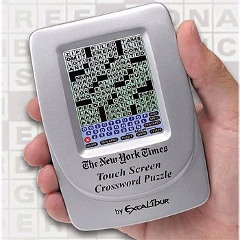 EXCALIBUR ELECTRONIC TOUCH SCREEN CROSSWORD PUZZLE