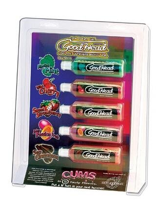 Good Head One Shots Gel Sampler (5 - 1 oz. bottles)