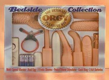 Bedside Orgy Pleasure Kit - Anal, Eggs, Vibrator, Sleeves