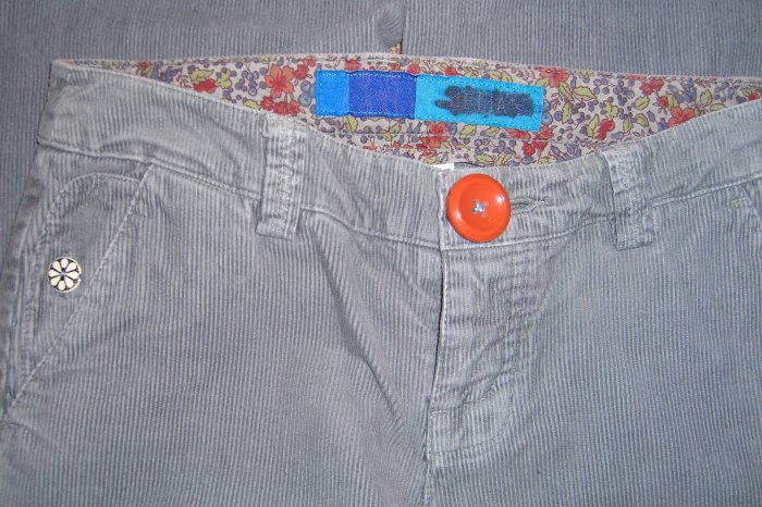New DELIAS CORDUROY JEANS PANTS 00 xs s