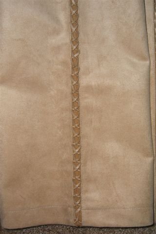 NEW VERTIGO PARIS SUADE PANTS JEANS SLACKS 6 M 38 $170