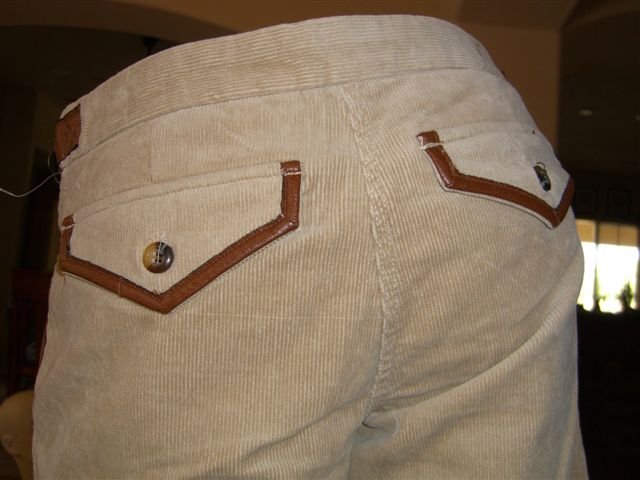 THE LIMITED DREW FIT CORDUROY PANTS CAPRIS 6 M