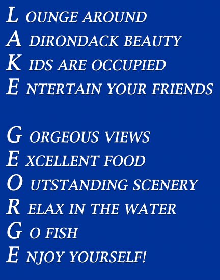 Lake George