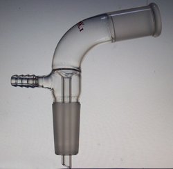 Adapter,vacuum take-off,short stem,with 24/40 joint