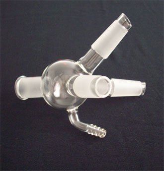 Distillation receiver,with hose connection,24/40joints