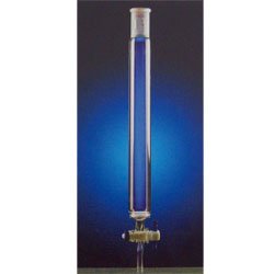 Chromatography column,24/40,fritted disc,PTFE stopcock