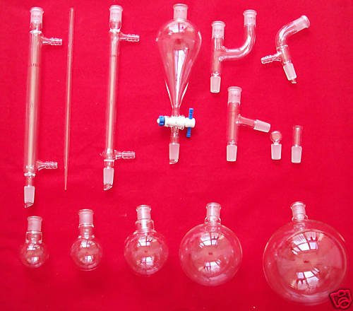 New Organic chemistry lab glassware kit 14/20