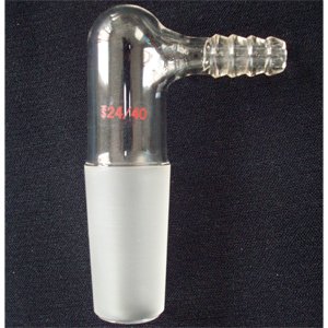 Adapter,90°bend,with hose connection,24/40