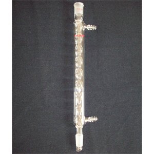Allihn condenser,24/40 ,400mm,10mm hose connection