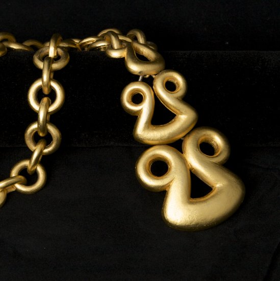 Vintage Classic Golden Link Kenneth Lane Necklace