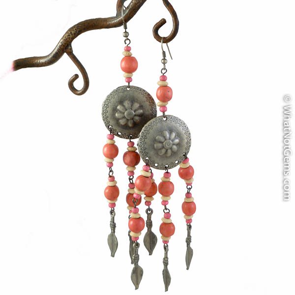 Shield & Arrow Rose Earrings
